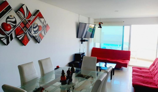 Apartamento con VIsta al Mar Bocagrande Cartagena