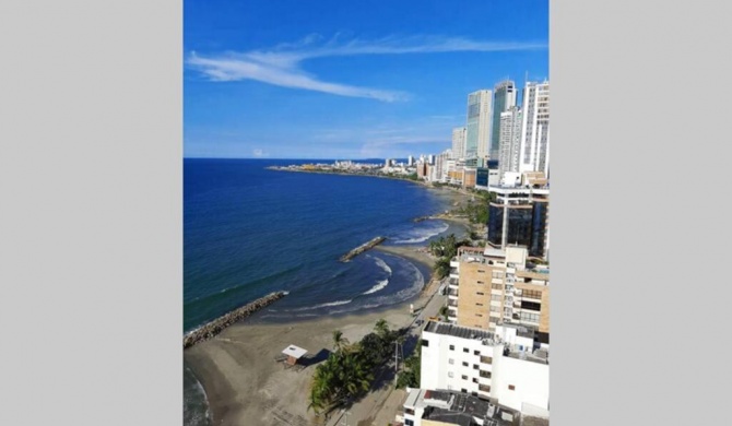 Apartamento con vista al mar piso 19 Bocagrande