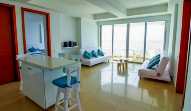 Apartamento Familiar con Vista al Mar en Bocagrande Cartagena