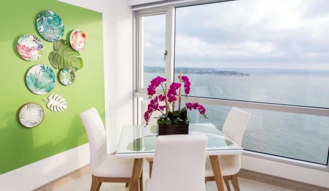 Modern 1BR WiFi Breathtaking Oceanviews by Huespedia