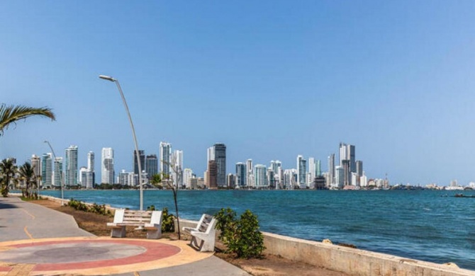 1if2-4 Apartment In Cartagena Close To The Sea With Air Conditioning And WIFI