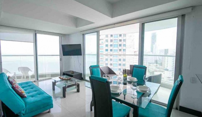 Apartamento Bocagrande Vista al Mar Piso 21