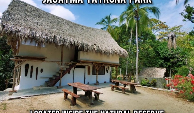 Hotel Jasayma dentro del Parque Tayrona