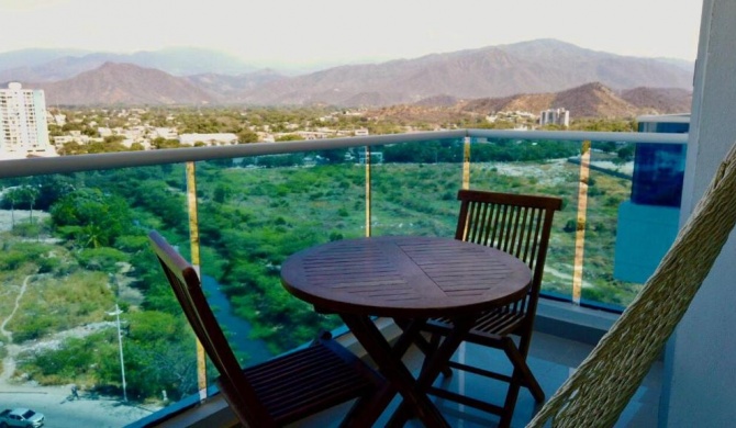 Beach Apartment in Reserva del Mar, Santa Marta 2BR Pool