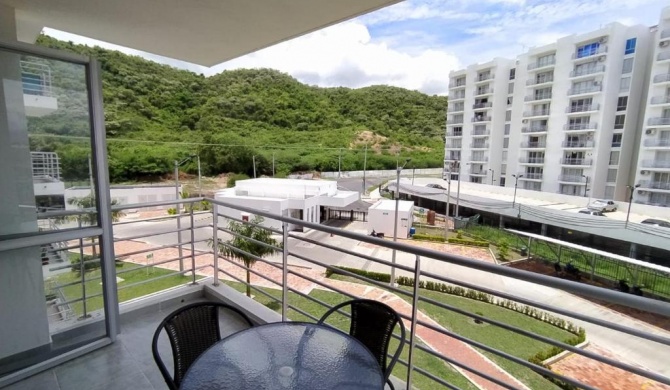 Apartamento Aqualina Orange Cuarto Piso Vista a Montañas