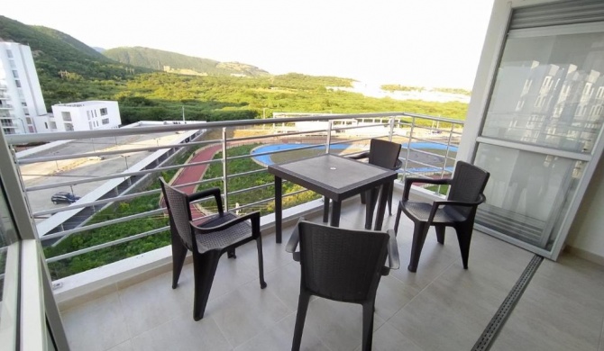 Apartamento Aqualina Orange Decimo Piso Vista a Montañas