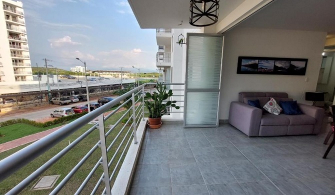 Apartamento Aqualina Orange Tercer Piso Vista a Montañas Con Aire Acondicionado