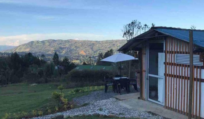 Cabaña con vista hermosa