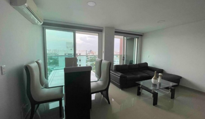 Hermoso apartamento con excelente vista y piscina